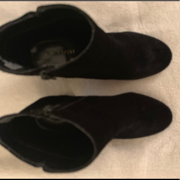 Nine West Khraine Black Velvet Booties - Picture 3 of 7